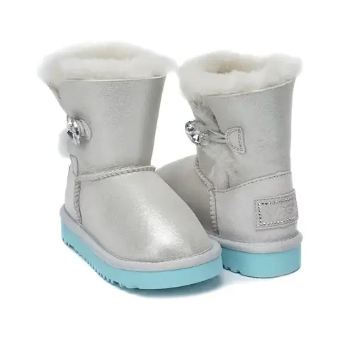 Kids Bailey Button I Do White
