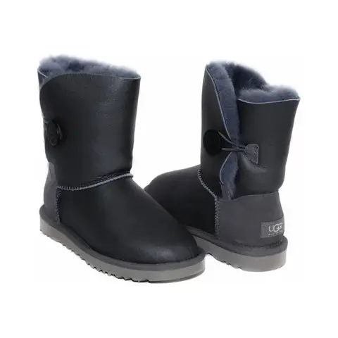 Bailey Button Metallic Grey