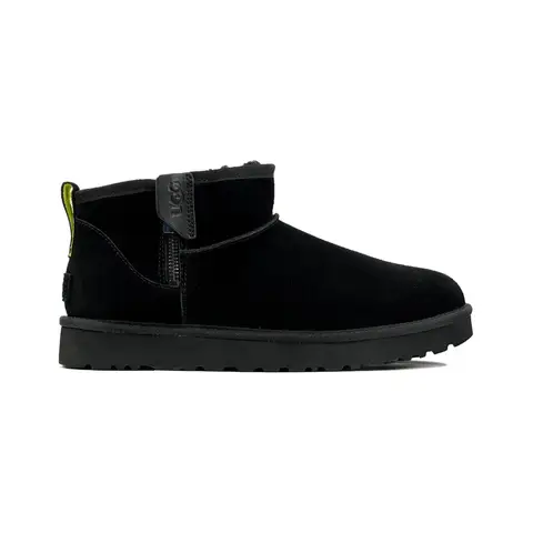 Classic Ultra Mini Zip Boot Black