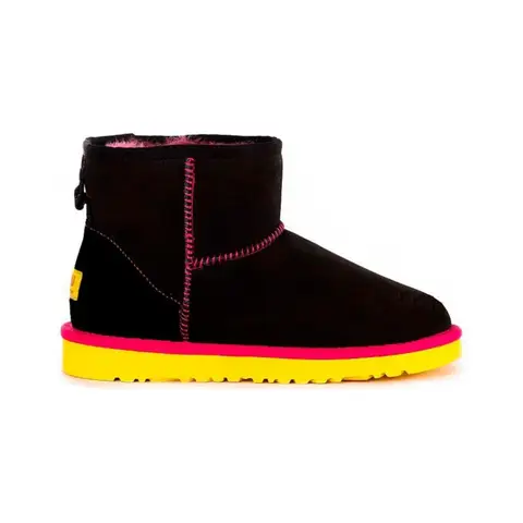 Ugg Classic Mini II Black-Yellow