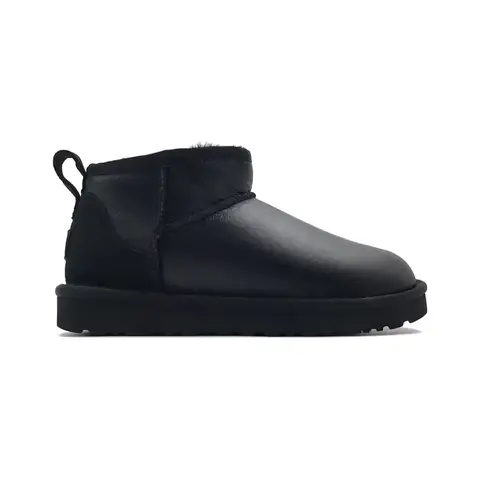 Ugg Classic Ultra Mini Metallic Black