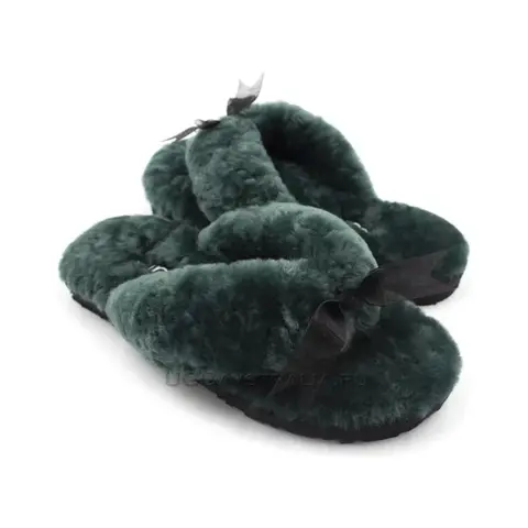Fluff Flip Flop Ii Dark Green