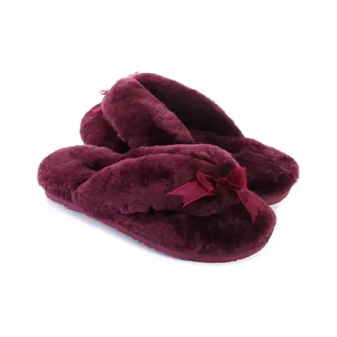 Fluff Flip Flop Ii Dark Purple