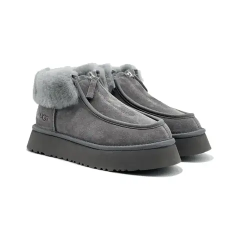 Ugg Funkette Platform Boots Grey