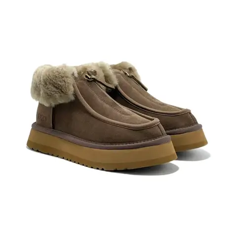 Ugg Funkette Platform Boots Cappuccino