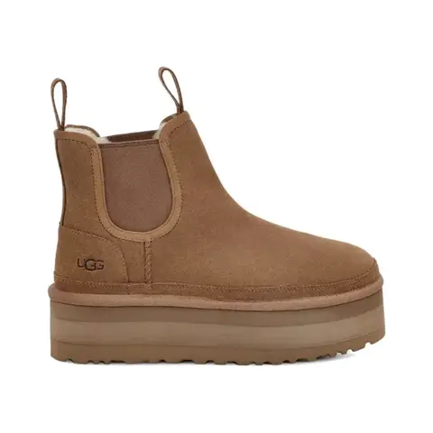 Ugg Neumel Platform Chelsea Chestnut New