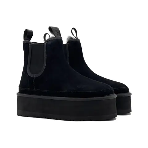 Ugg Neumel Platform Chelsea Black
