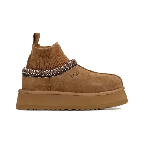 Ugg Tazz Knit Platform Chestnut