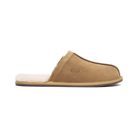 Mens Scuff Slipper Chestnut