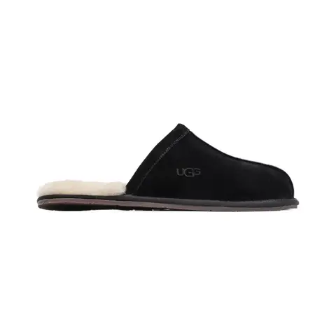 Mens Scuff Slipper Black
