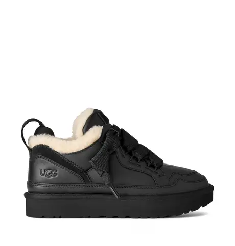 Ugg Mens Lowmel Sneaker leather black