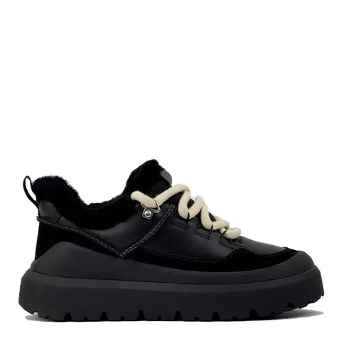 UGG Heritage Utility Sneaker Black Leather